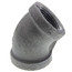 3/4" Black 45° Elbow