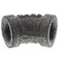 3/8" Black 45° Elbow, Class 150