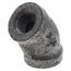3/8" Black 45° Elbow, Class 150