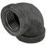 1/2" Black 90° Elbow