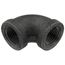1/2" Black 90° Elbow