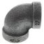 1/4" Black 90° Elbow