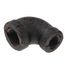 1/4" x 1/8" Black 90° Elbow, Class 150