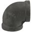 1" Black 90° Elbow