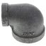 1" x 1/2" Black 90° Elbow, Class 150