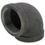 2" Black 90° Elbow