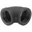 2" Black 90° Elbow