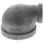 2" x 3/4" Black 90° Elbow