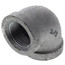 3/4" Black 90° Elbow
