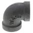 3/8" Black 90° Elbow