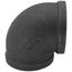 3" Black 90° Elbow