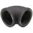 3" Black 90° Elbow