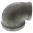 3" x 2" Black 90° Elbow, Class 150