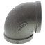 4" Black 90° Elbow