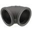 4" Black 90° Elbow