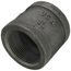 1-1/4" Black Coupling