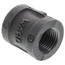 1/2" Black Coupling