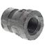 1/4" x 1/8" Black Coupling, Class 150