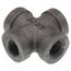 1/4" Black Cross, Class 150