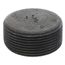 1-1/2" Black Countersunk Plug, Class 150