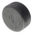 1-1/2" Black Countersunk Plug, Class 150