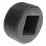 2-1/2" Black Countersunk Plug, Class 150