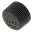 3/4" Black Countersunk Plug, Class 150