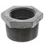 2" x 1-1/2" x 1-1/2" Black Double Tapped Tank Bushing