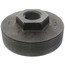 4" x 1" x 1" Black Double Tapped Tank Bushing