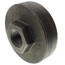 4" x 1" x 1" Black Double Tapped Tank Bushing
