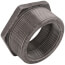 4" x 3" x 3" Black Double Tapped Tank Bushing