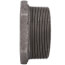 4" x 3" x 3" Black Double Tapped Tank Bushing