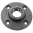 1" x 3-7/8" Black Floor Flange Class 150