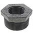 1-1/2" x 1" Black Hexagon Bushing, Class 150