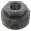1-1/2" x 1/2" Black Hexagon Bushing, Class 150