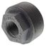 1-1/2" x 1/2" Black Hexagon Bushing, Class 150