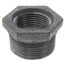 1-1/4" x 1" Black Hexagon Bushing, Class 150
