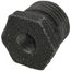 1/2" x 1/8" Black Hexagon Bushing