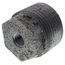 1" x 1/8" Black Hexagon Bushing