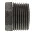 1" x 3/8" Black Hexagon Bushing, Class 150