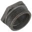 2" x 1-1/2" Black Hexagon Bushing