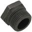 3/4" x 1/8" Black Hexagon Bushing