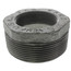 3" x 2" Black Hexagon Bushing