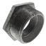 3" x 2-1/2" Black Hexagon Bushing, Class 150
