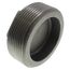 3" Black Regular Cored Plug