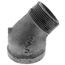 1-1/2" Black 45° Street Ell, Class 150