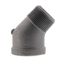 1-1/4" Black 45° Street Ell, Class 150