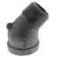 1" Black 45° Street Ell, Class 150