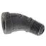 1/4" Black 45° Street Ell, Class 150