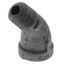 1/4" Black 45° Street Ell, Class 150